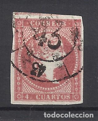 Sellos: isabel II RUEDA CARRETA 43 SANTANDER - Foto 1