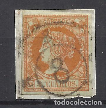 Sellos: isabel II RUEDA CARRETA 8 VALENCIA - Foto 1