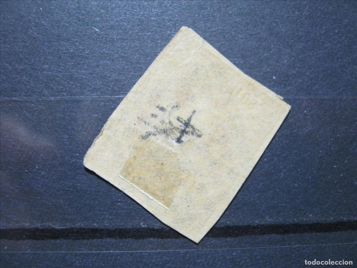 Sellos: ISABEL II EDIFIL 53 MATASELLOS FRANC&Eacute;S BIEN. - Foto 2
