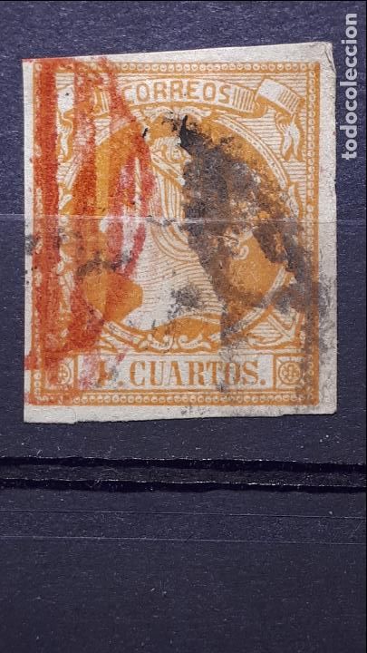 Sellos: ESPA&Ntilde;A, &deg;. 1860 EDIFIL 52 - Foto 1