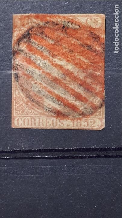 Sellos: ESPA&Ntilde;A, &deg;. 1852 EDIFIL 12 - Foto 1