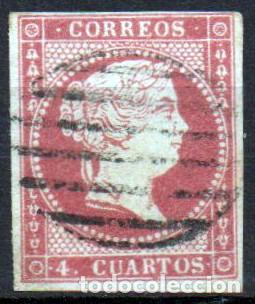 Sellos: Edifil 48 Parrilla negra. - Foto 1