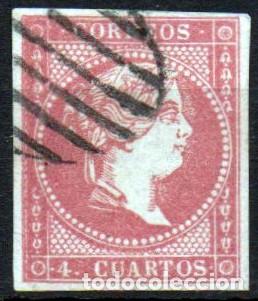 Sellos: Edifil 48 Parrilla negra. - Foto 1