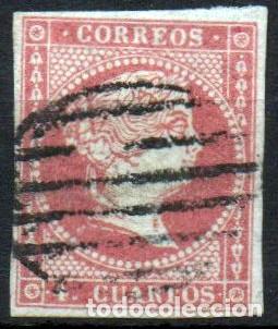 Sellos: Edifil 48 Parrilla negra. - Foto 1