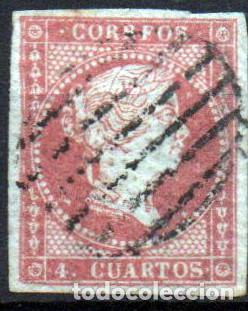 Sellos: Edifil 48 Parrilla negra. - Foto 1