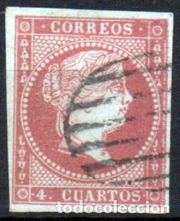 Sellos: Edifil 48 Parrilla negra. - Foto 1