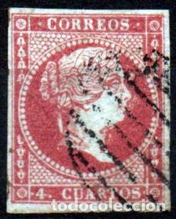 Sellos: Edifil 48 Parrilla negra. - Foto 1