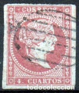 Sellos: Edifil 48 Parrilla negra. - Foto 1