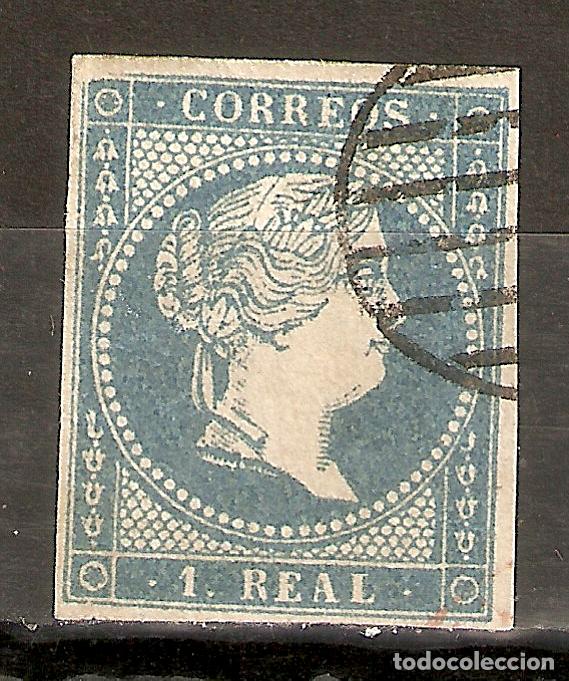 Sellos: ISABEL II EDIFIL 49&ordm; USADO - Foto 1