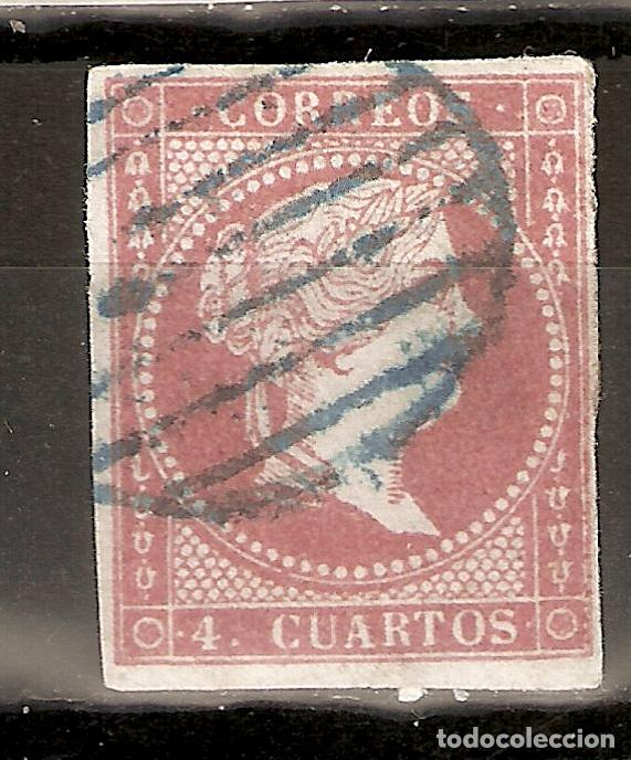 Sellos: ISABEL II EDIFIL 48&ordm; USADO - Foto 1