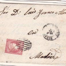 Francobolli: F31-14- CARTA COMPLETA POZUELO DE VIDRIALES (ZAMORA) 1857 VER DESCRIPCIÓN