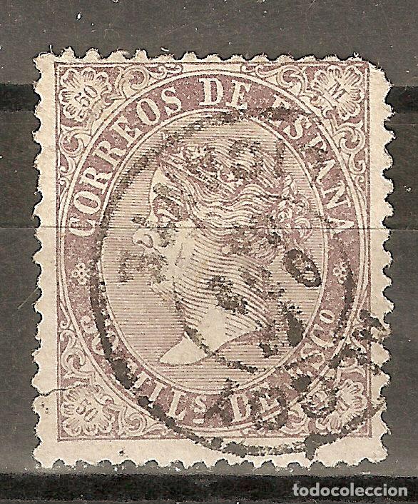 Sellos: 1868 ISABEL II EDIFIL 98&ordm; USADO - Foto 1
