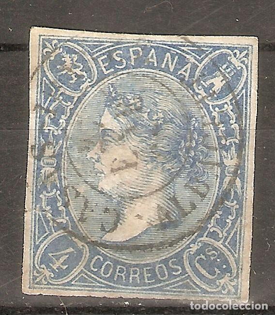 Sellos: 1865 ISABEL II EDIFIL NE 2&ordm; USADO - Foto 1