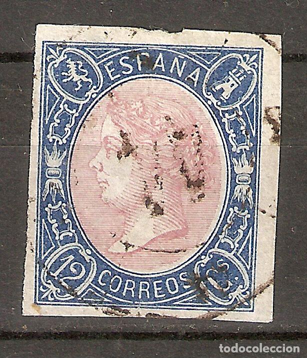 Sellos: 1865 ISABEL II EDIFIL 70&ordm; USADO - Foto 1