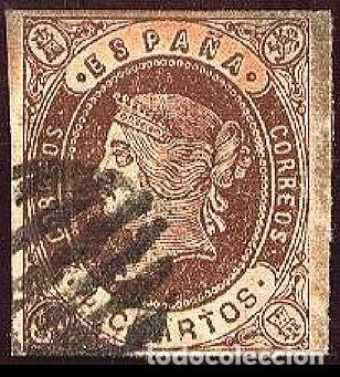 Timbres: EDIFIL 58 TIPO II VARIEDAD R ROTA