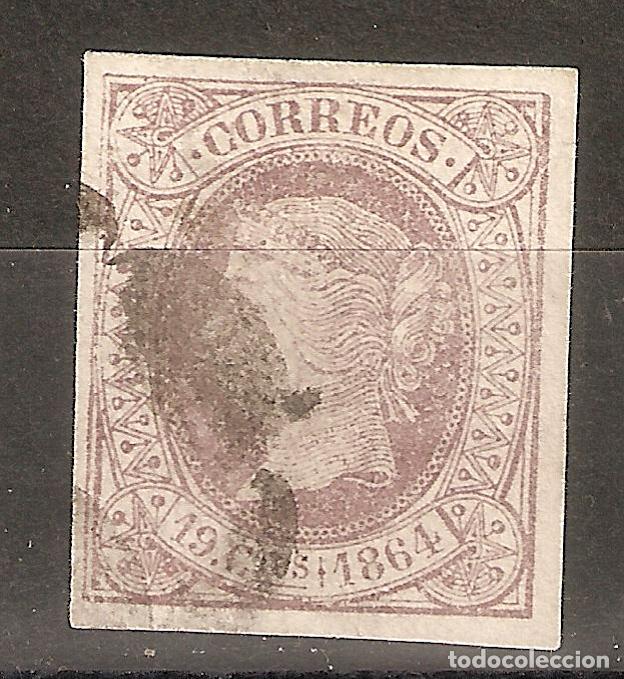 Sellos: 1864 ISABEL II EDIFIL 66&ordm; USADO - Foto 1