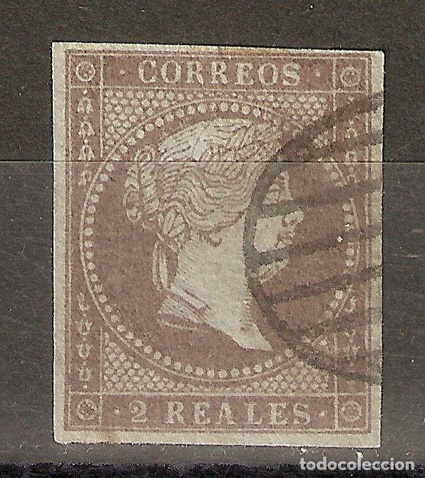 Sellos: 1855 ISABEL II EDIFIL 42&ordm; USADO - Foto 1