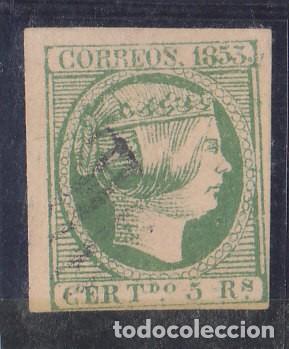 Sellos: ESPA&Ntilde;A. ISABEL II .- o 20 .- 1853.- - Foto 1