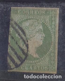Sellos: ESPA&Ntilde;A. ISABEL II .- o 39 .- 1855 .- - Foto 1