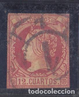 Sellos: ESPA&Ntilde;A. ISABEL II .- o 53 - 1860/1 .- - Foto 1