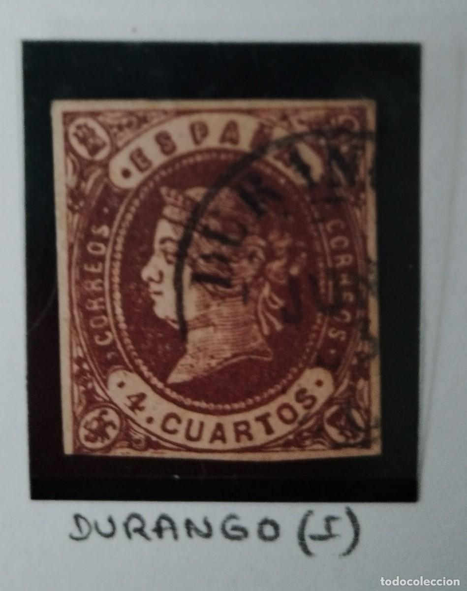 Sellos: Edifil 58. 1863 DURANGO (Vizcaya) - Foto 1