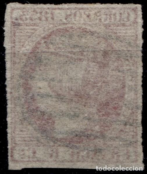 Sellos: 1853 Edifil 18 - 12 cuartos Isabel II - Foto 2