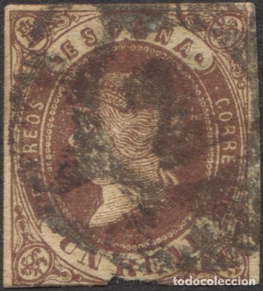 Sellos: 1862 Edifil 61 - 1 real Isabel II - Foto 1