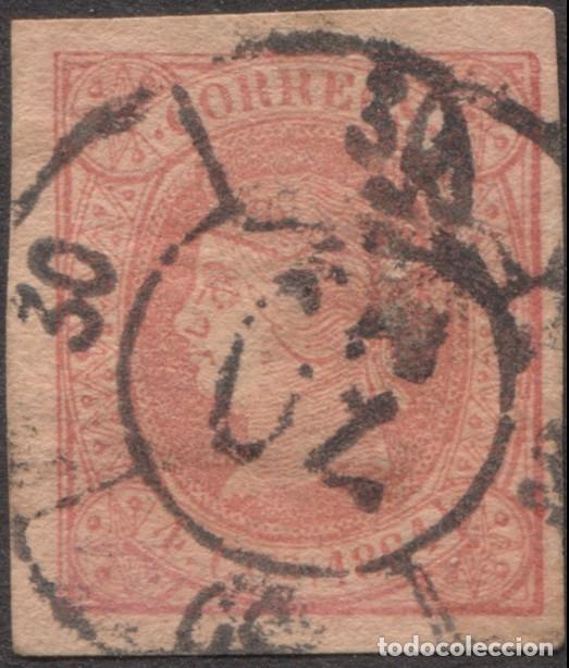 Sellos: 1864 Edifil 64 - 4 cuartos Isabel II - Foto 1