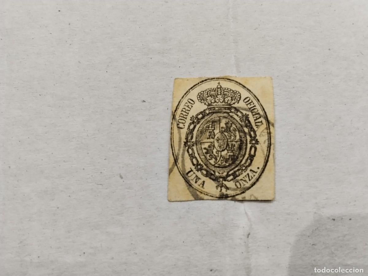 Sellos: ESPA&Ntilde;A - 1855 - ISABEL II - EDIFIL 36 - Foto 1
