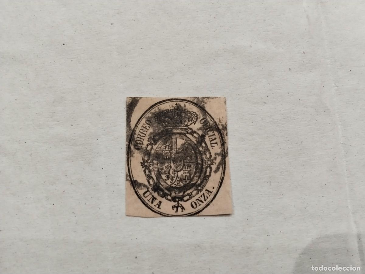 Sellos: ESPA&Ntilde;A - 1855 - ISABEL II - EDIFIL 36 - Foto 1