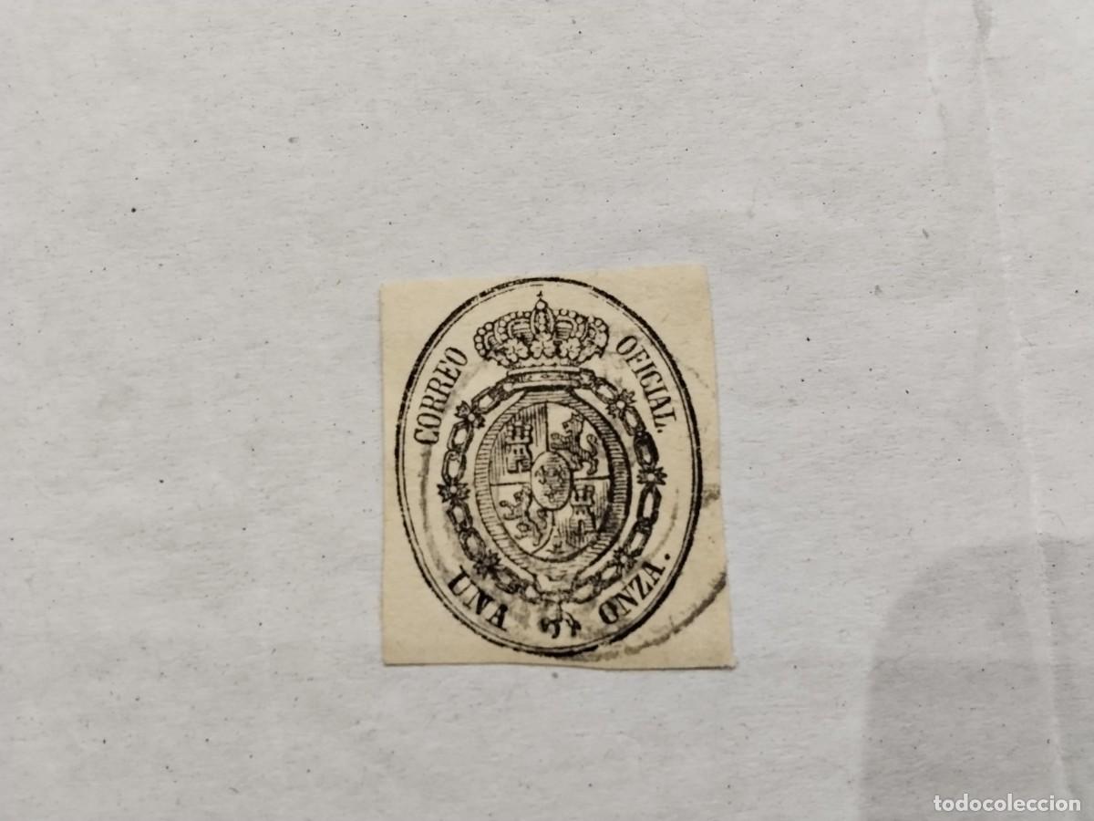 Sellos: ESPA&Ntilde;A - 1855 - ISABEL II - EDIFIL 36 - Foto 1