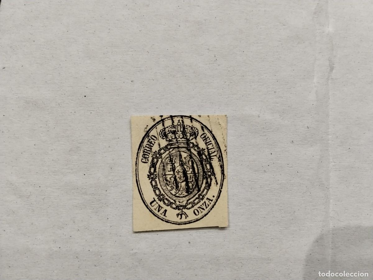 Sellos: ESPA&Ntilde;A - 1855 - ISABEL II - EDIFIL 36 - Foto 1