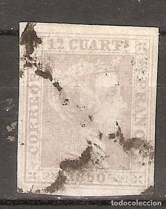 Sellos: 1850 ISABEL II EDIFIL 2&ordm; USADO - Foto 1