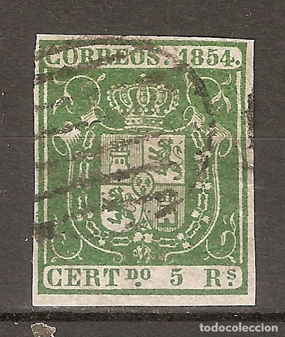 Sellos: 1854 ISABEL II EDIFIL 26&ordm; USADO - Foto 1