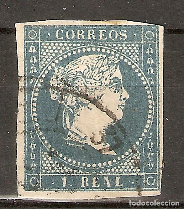 Sellos: 1855 ISABEL II EDIFIL 49&ordm; USADO - Foto 1