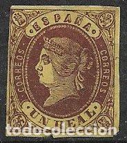 Sellos: 1862 Isabel II, EDIFIL n&ordm; 61 (*) - Foto 1