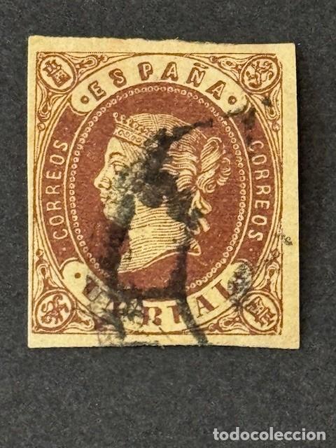 Sellos: Isabel II, 1862, Edifil 61, usado - Foto 1