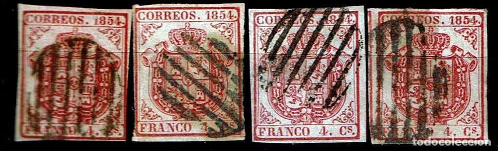 Sellos: ESPA&Ntilde;A 1854 - EDIFIL 33 - Foto 1