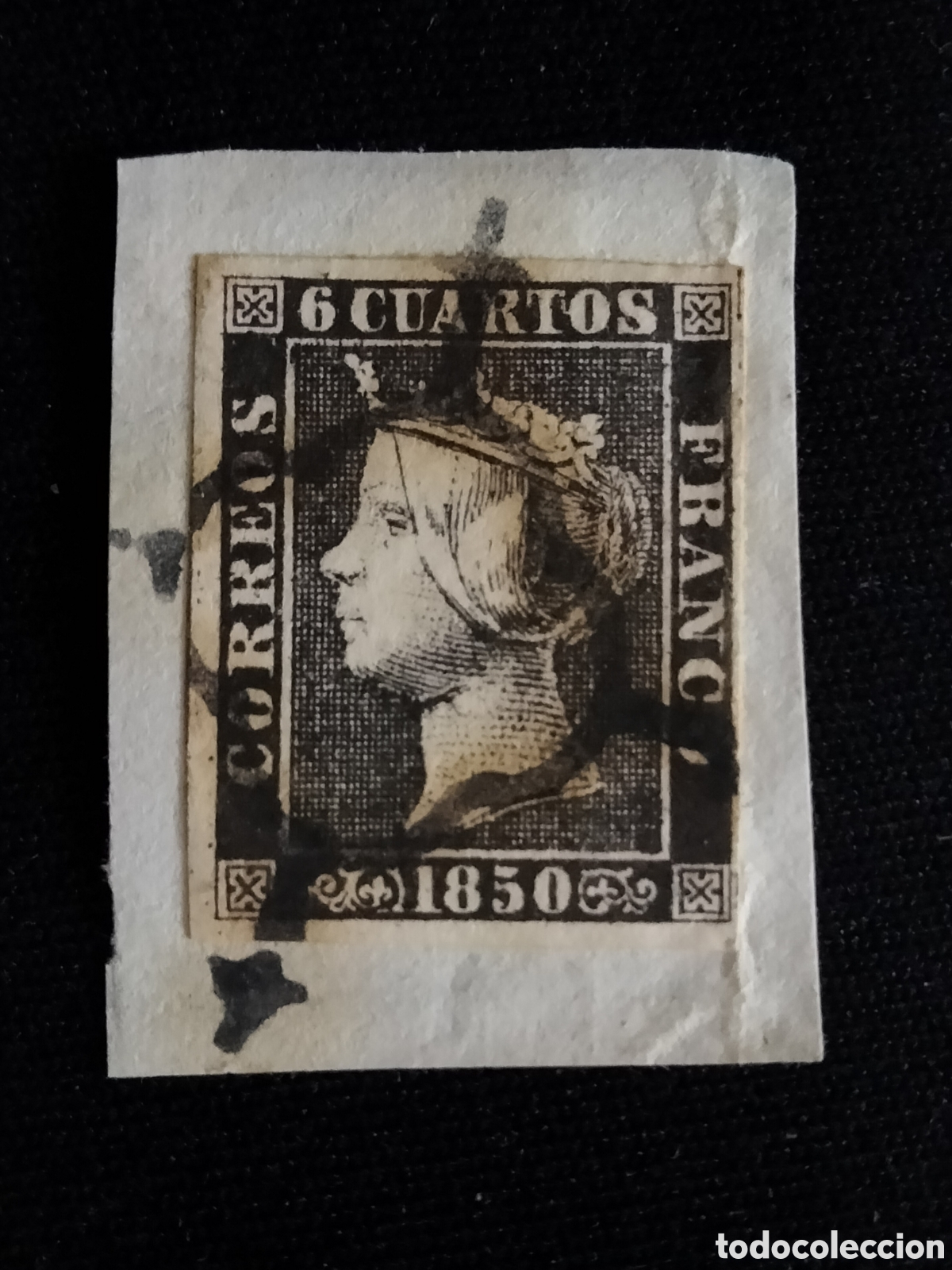 Sellos: Sello Espa&ntilde;a 1850 (6 Cs) - Foto 1
