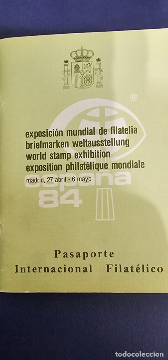 Sellos: Pasaporte internacional filatelico espa&ntilde;a84 - Foto 1