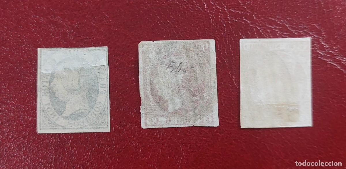 Sellos: Edifil 6,12 y 17 circulados - Foto 2