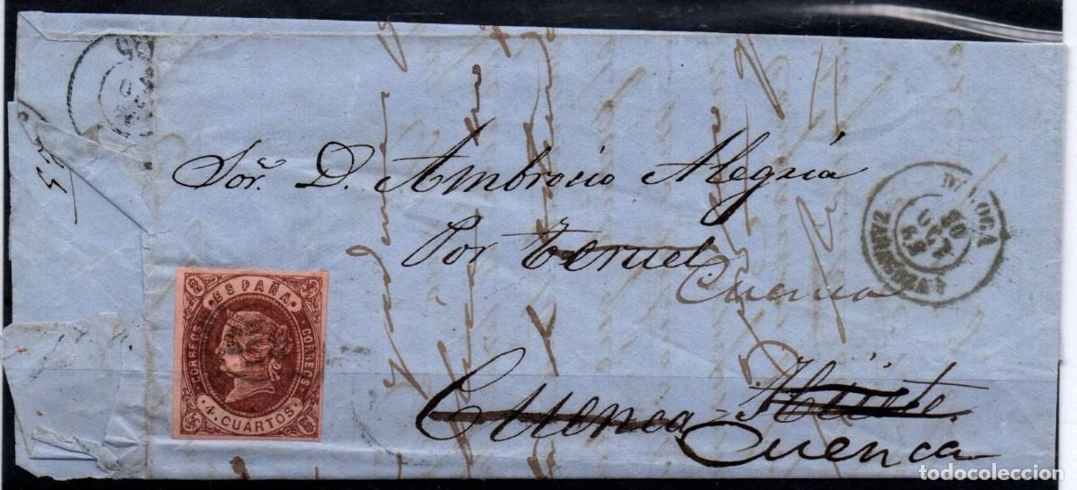 Sellos: Espa&ntilde;a n&ordm; 58. A&ntilde;o 1862 - Foto 1