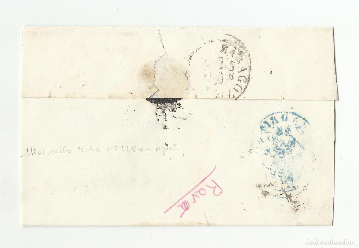 Sellos: ENVUELTA circulada 1855 DE MADRID A ZARAGOZA - Foto 2