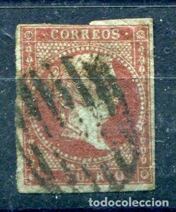 Sellos: Edifil 40. 4 cuartos a&ntilde;o 1855, usado. - Foto 1