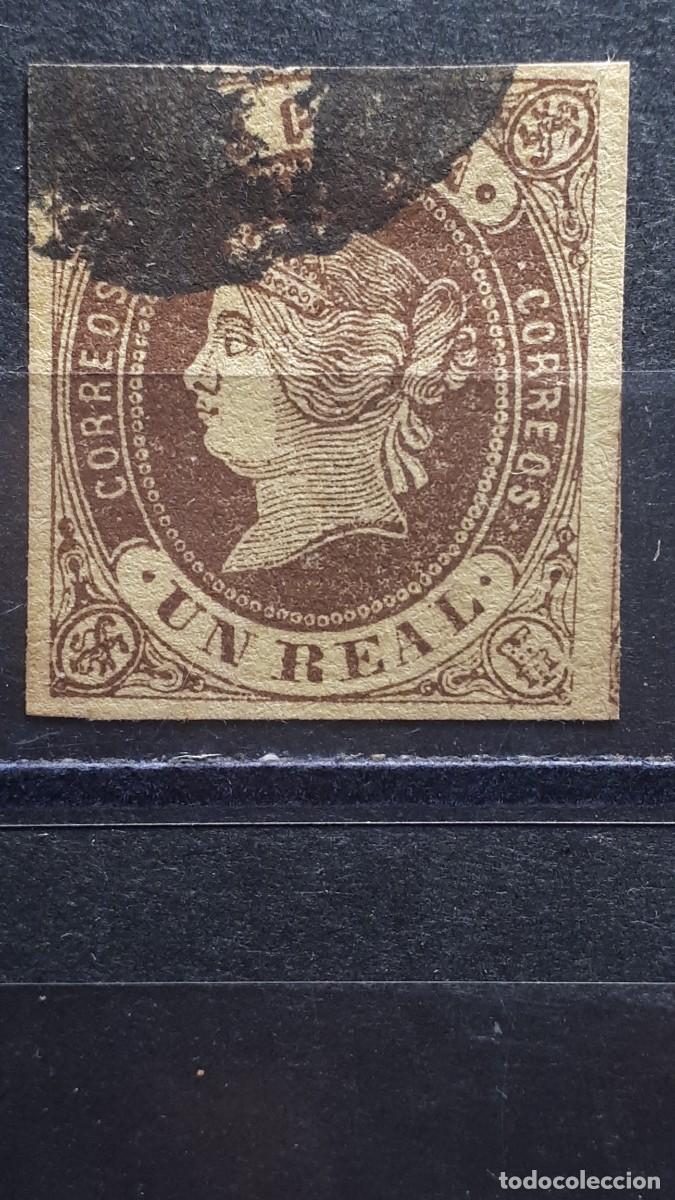 Sellos: ESPA&Ntilde;A . &deg;. A&Ntilde;O 1862. Edifil 61. - Foto 1