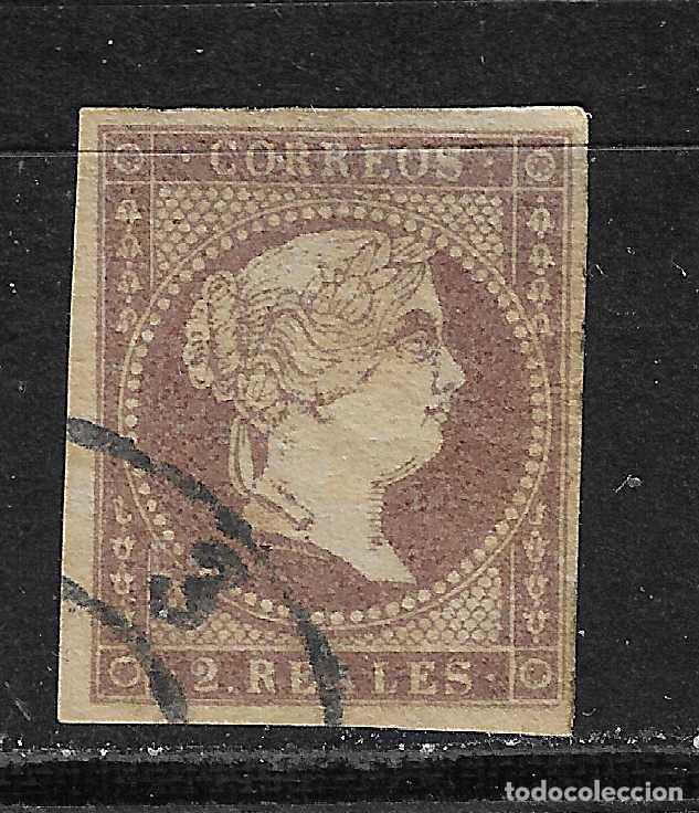 Sellos: 1855 ISABEL II EDIFIL 50&ordm; USADO - Foto 1