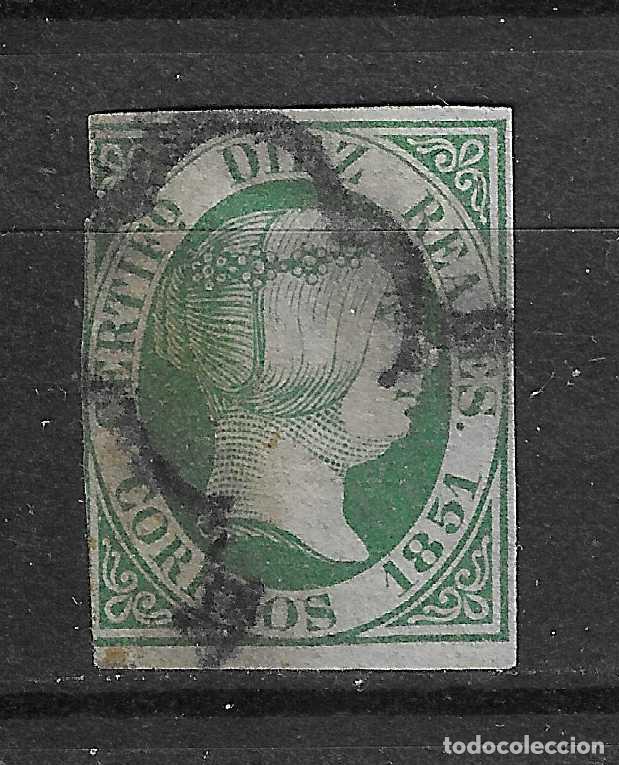 Sellos: 1851 ISABEL II EDIFIL 11&ordm; USADO - Foto 1