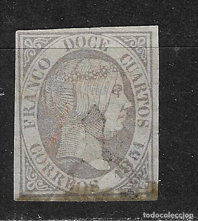 Sellos: 1851 ISABEL II EDIFIL 7&ordm; USADO - Foto 1