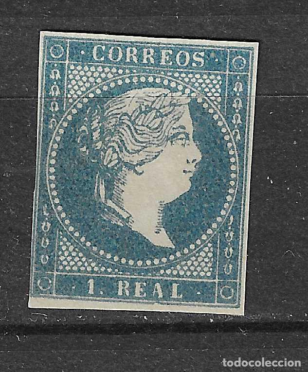 Sellos: 1855 ISABEL II EDIFIL 49* NUEVO - Foto 1