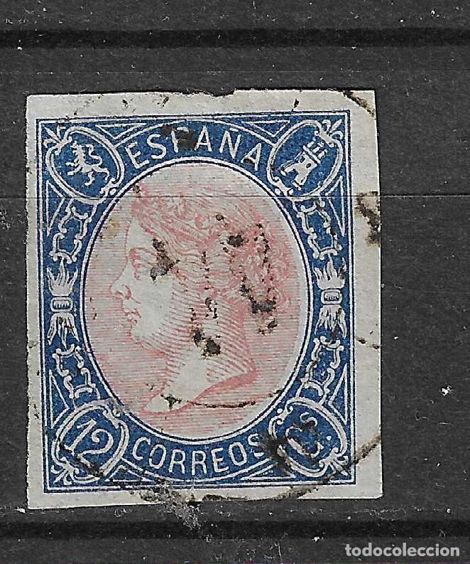 Sellos: 1865 ISABEL II EDIFIL 70&ordm; USADO - Foto 1